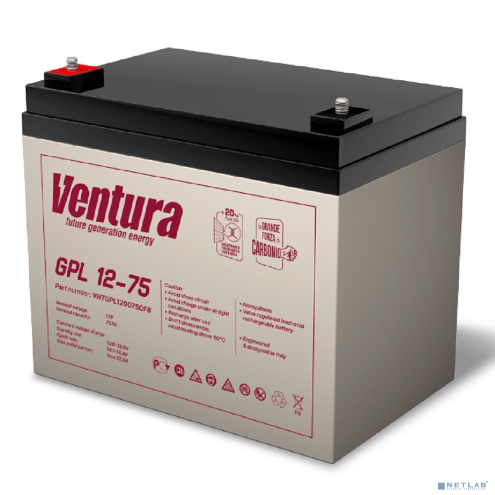 АКБ Ventura GPL 12-75 12V/79Ah