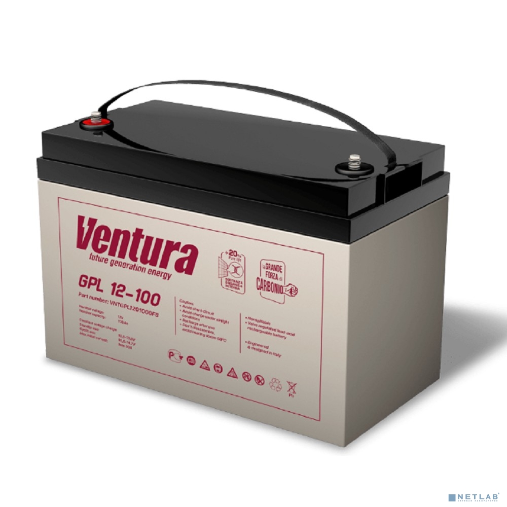 АКБ Ventura GPL 12-100 12V/106Ah