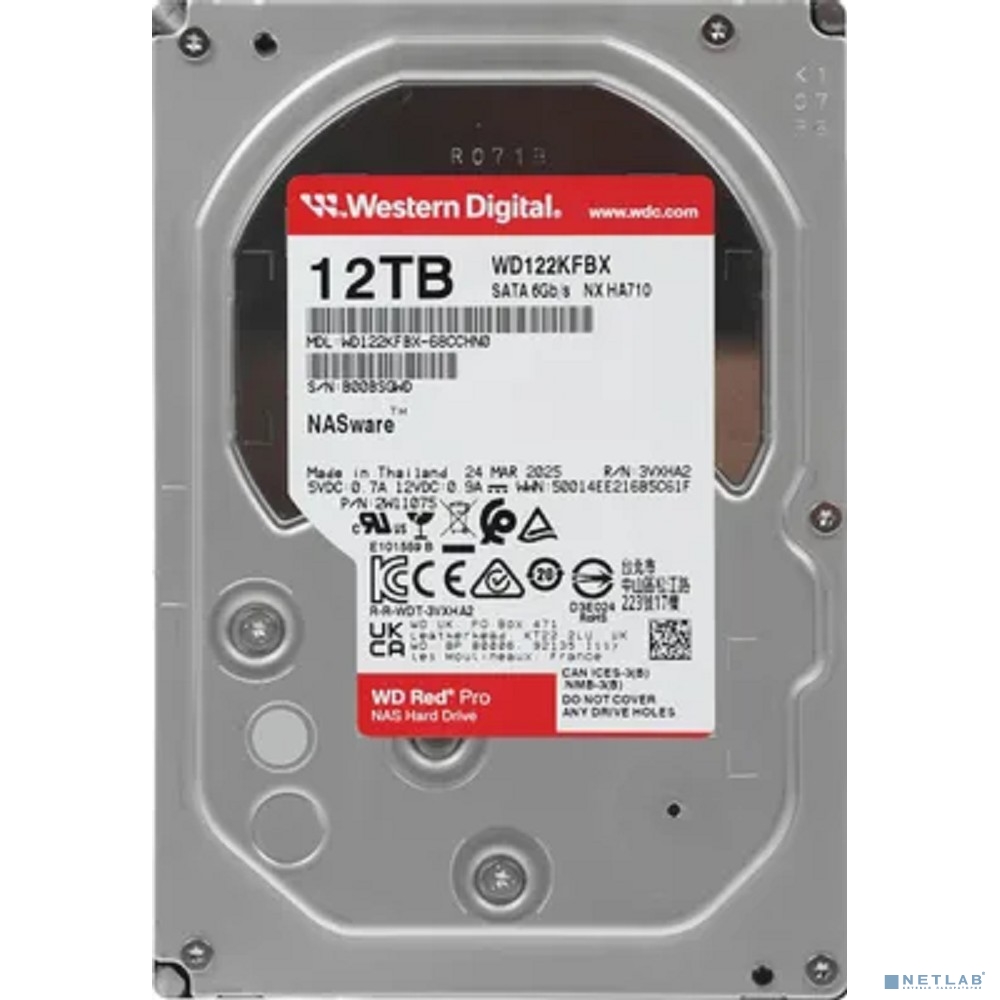12TB WD Red Pro (WD122KFBX)