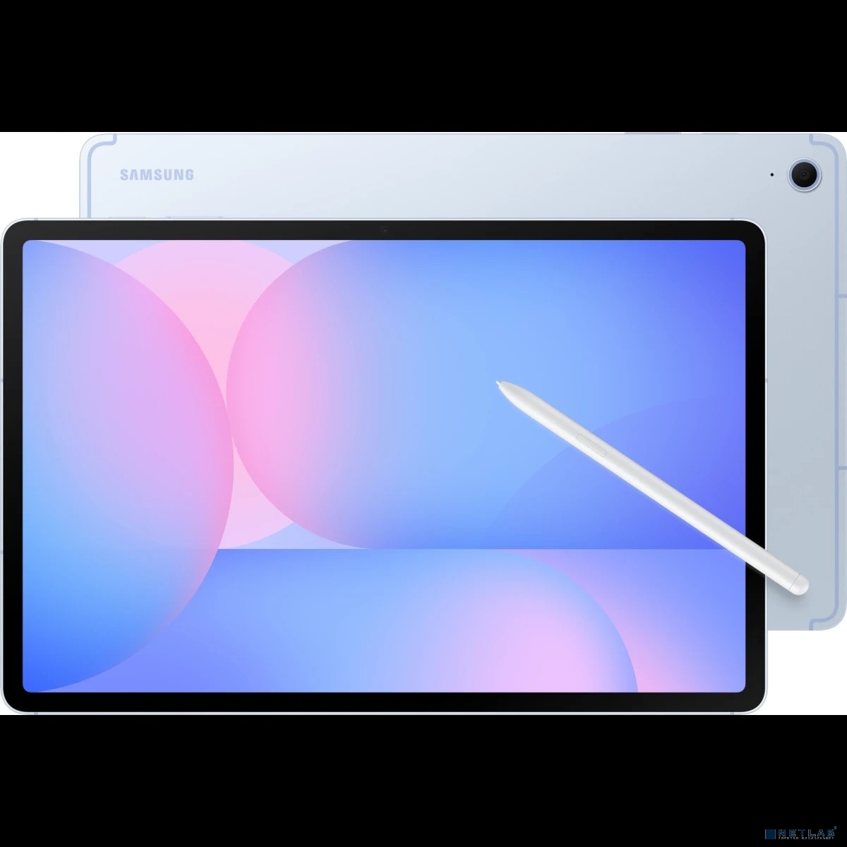 Samsung Galaxy Tab S10 FE+ SM-X626B 1580 (2.9) 8C RAM12Gb ROM256Gb 13.1" TFT 2880x1800 5G eSIM Android 15 голубой 13Mpix 12Mpix BT WiFi microSD 1Tb 10090mAh