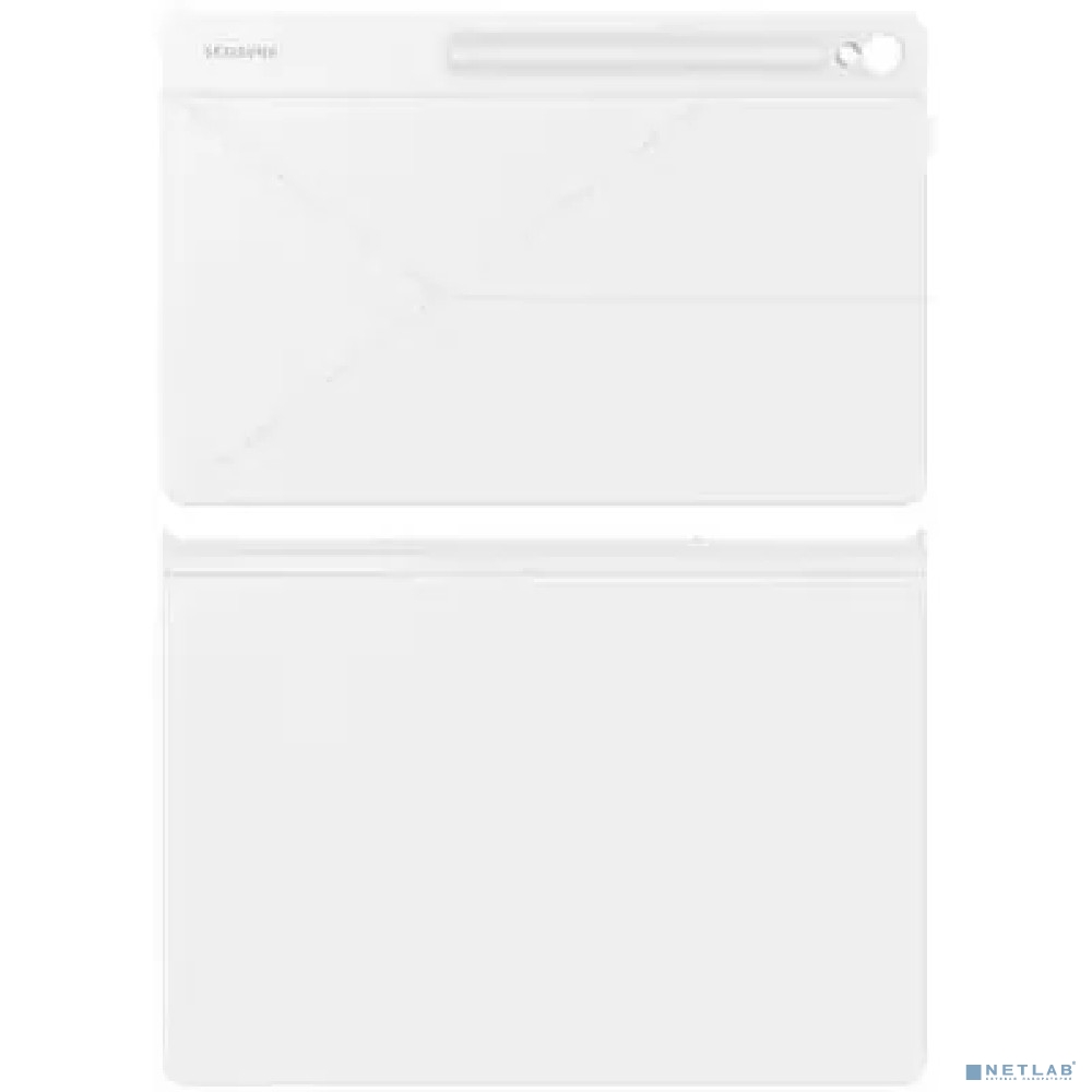 Чехол Samsung для Samsung Galaxy Tab S10 FE+ Smart Book Cover поликарбонат/полиуретан белый EF-BX620PWEGRU)
