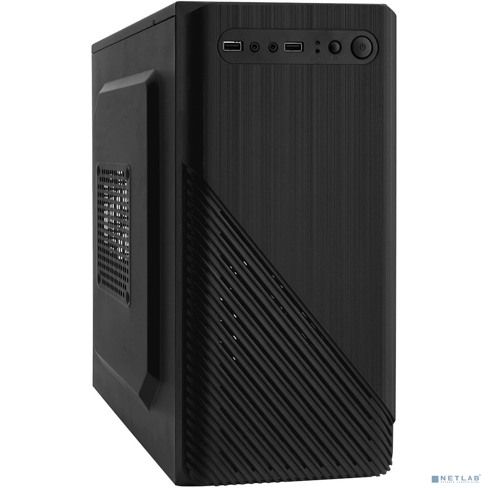 Exegate EX299143RUS Корпус Minitower ExeGate BAA-103-UNS400 (mATX, БП UNS400 с вент. 12см, 2*USB+2*USB3.0, аудио, черный)