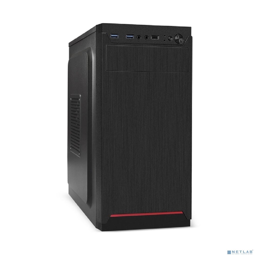Exegate EX299208RUS Корпус Minitower ExeGate BAA-114U2-UNS450 (mATX, БП UNS450 с вент. 12см, 1*USB+2*USB3.0, аудио, черный)