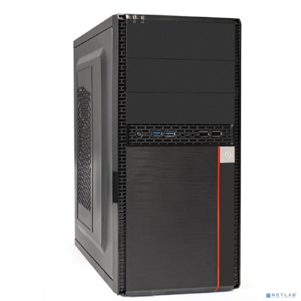 Exegate EX299290RUS Корпус Minitower ExeGate BA-204U-UNS450 (mATX, БП UNS450 с вент. 12см, 2*USB+2*USB3.0, аудио, черный)