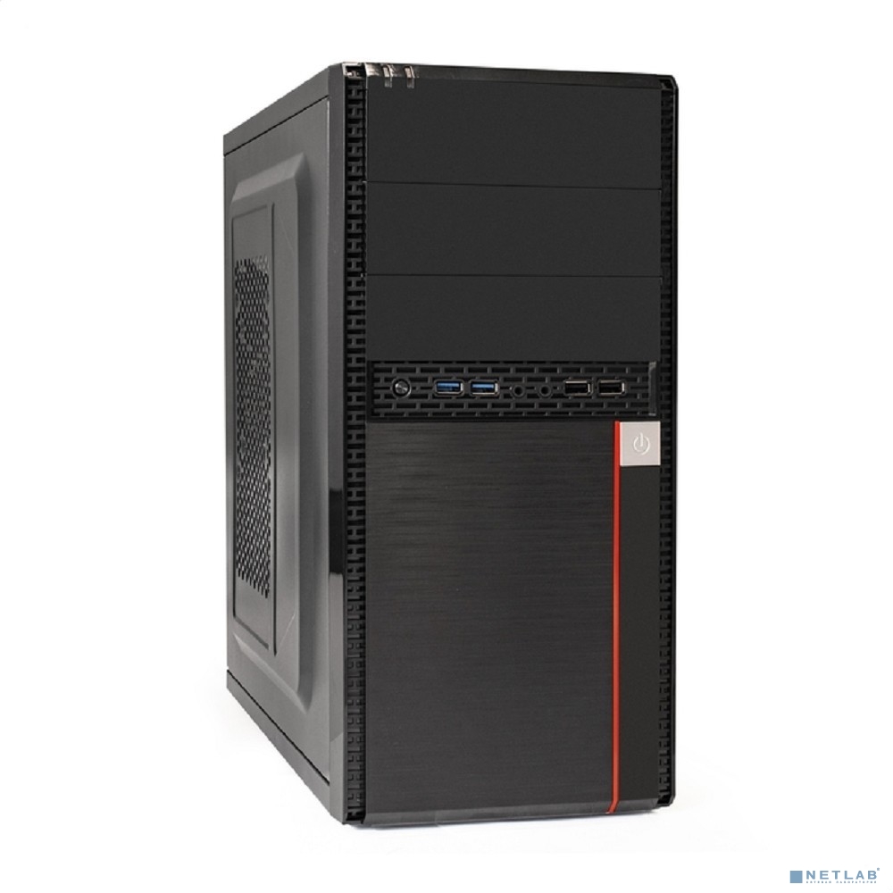 Exegate EX299303RUS Корпус Minitower ExeGate MA-371X-UNS500 (mATX, БП UNS500 с вент. 12см, 2*USB+2*USB3.0, аудио, черный)