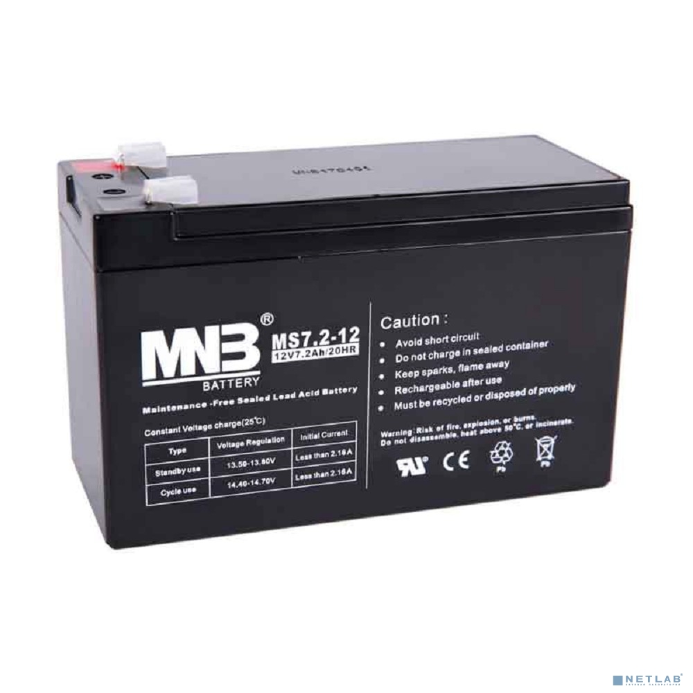 MNB Battery MNB MS 7.2-12 (12V/7,2Ah)