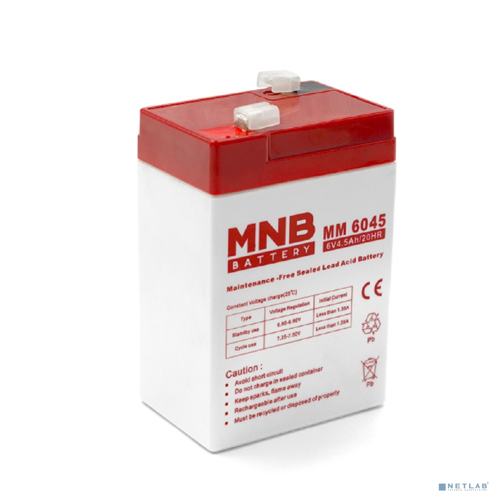 MNB Battery MNB MM 6045 (6V/4,5Ah) F1