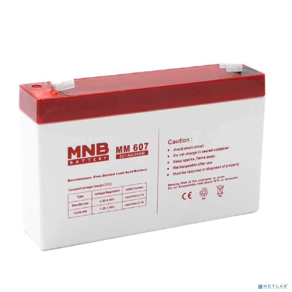 MNB Battery MNB MM 607 (6V/7Ah) F1
