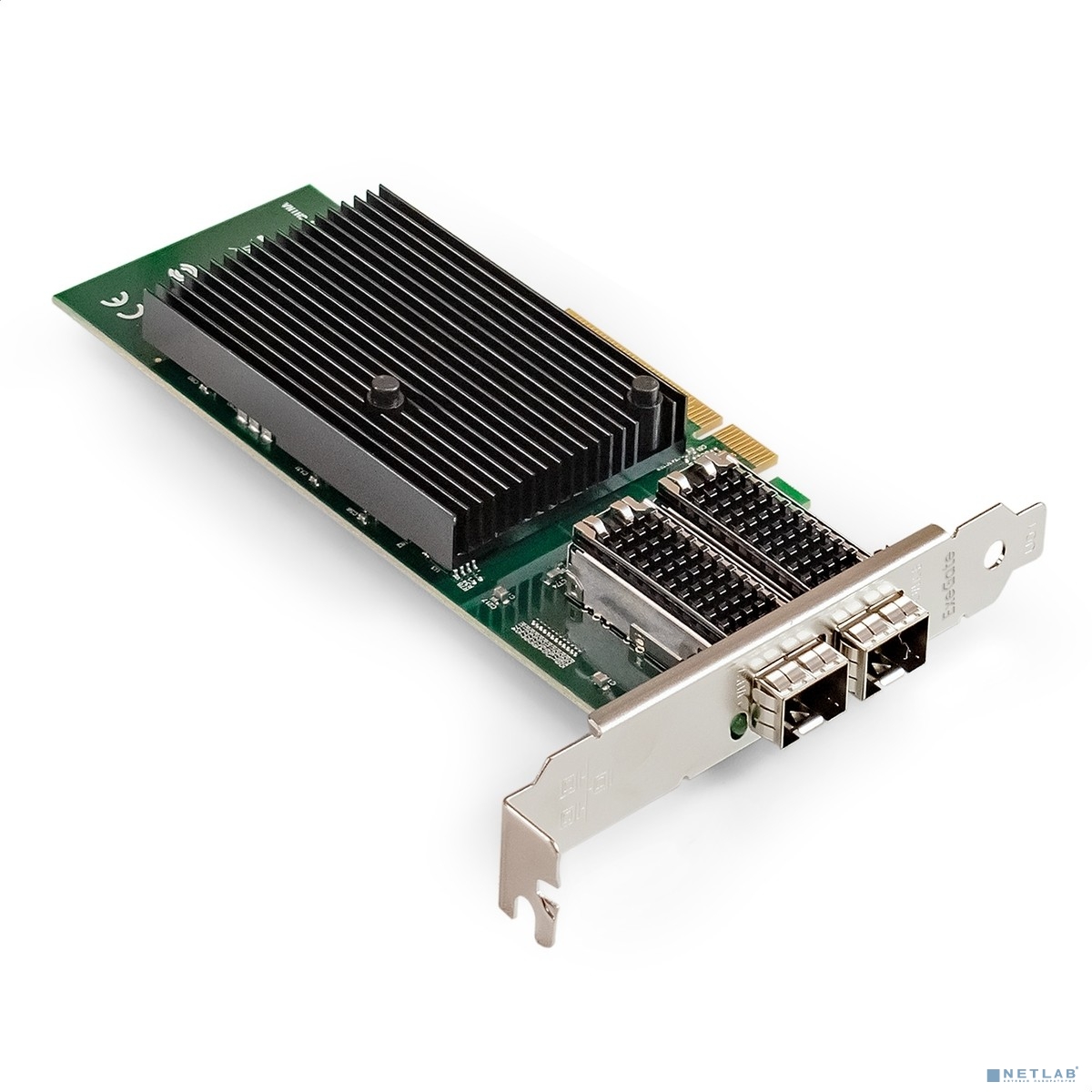 Exegate EX299015RUS Сетевой адаптер ExeGate EXE-X710-2SFP+ (PCI-E x8 v.3, порты 2x SFP+, Dual 10Gb/s, Server NIC Chipset Intel FTXL710)