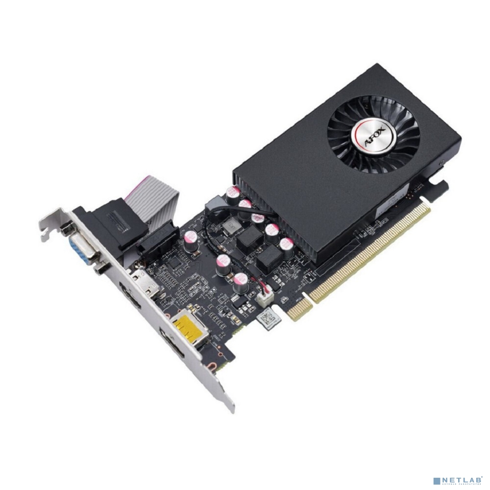 Видеокарта PCI-E Afox Radeon RX 550 (AFRX550-4096D5L2) 4GB GDDR5 128bit 14nm 1183/6000MHz DVI/HDMI RTL