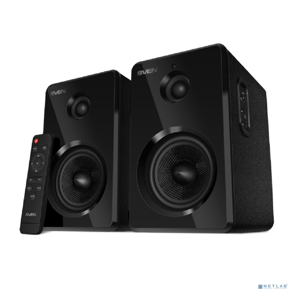 Компьютерная акустика 2.0 Sven SPS-730 черный (50 Вт, BT, пульт, USB, microSD)