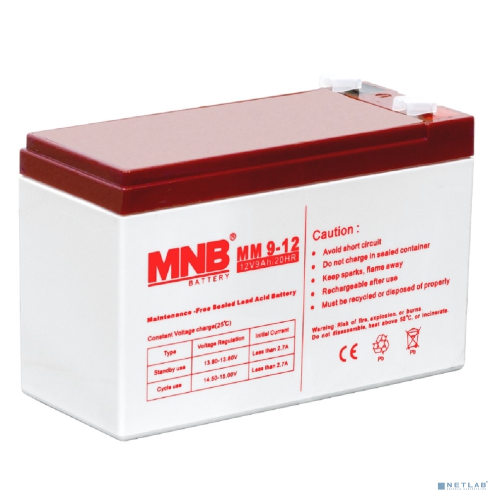 MNB Battery MNB MM 9-12 (12V/9Ah) F2