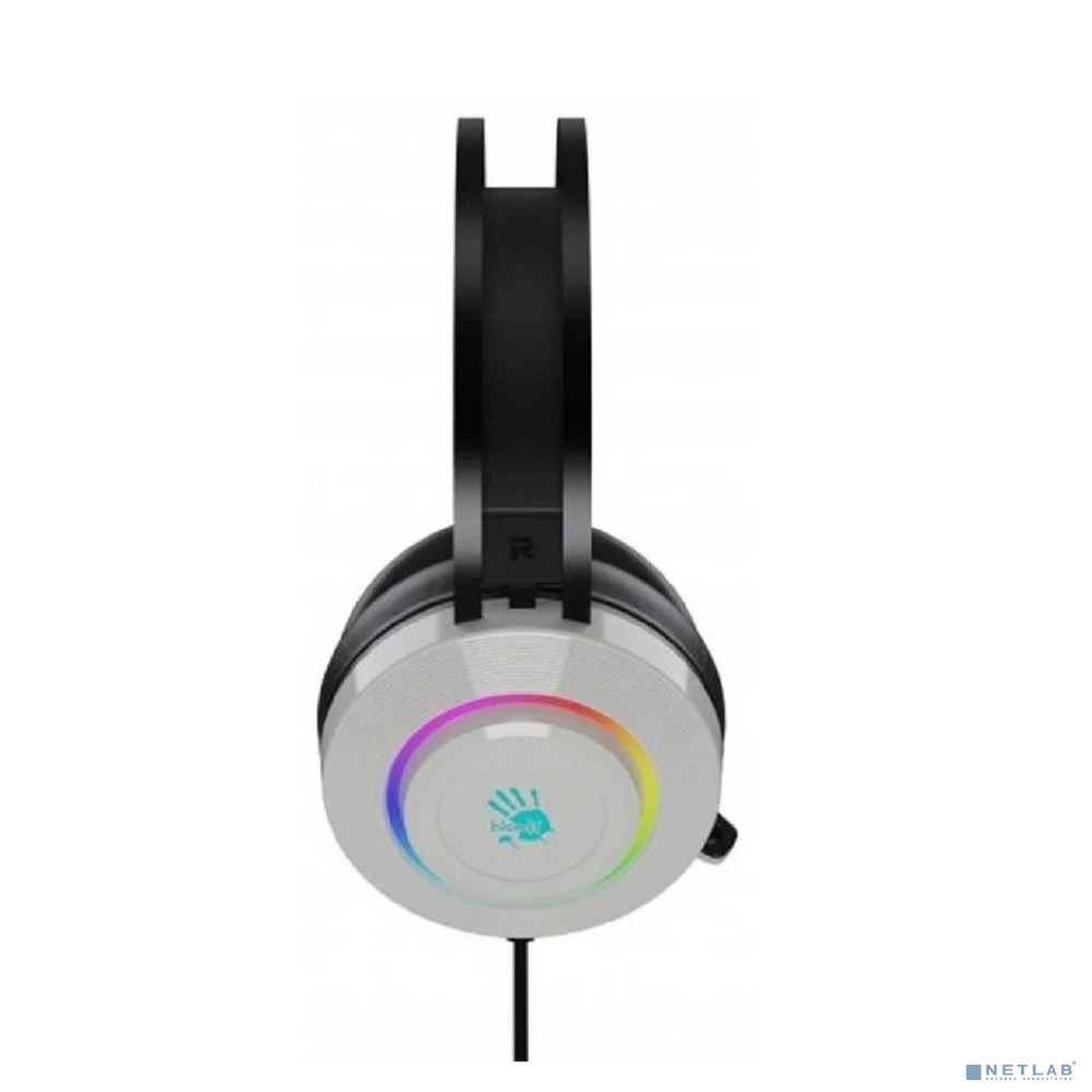A4Tech Bloody G521 белый/черный 2.3м мониторные USB оголовье (G521 (WHITE))