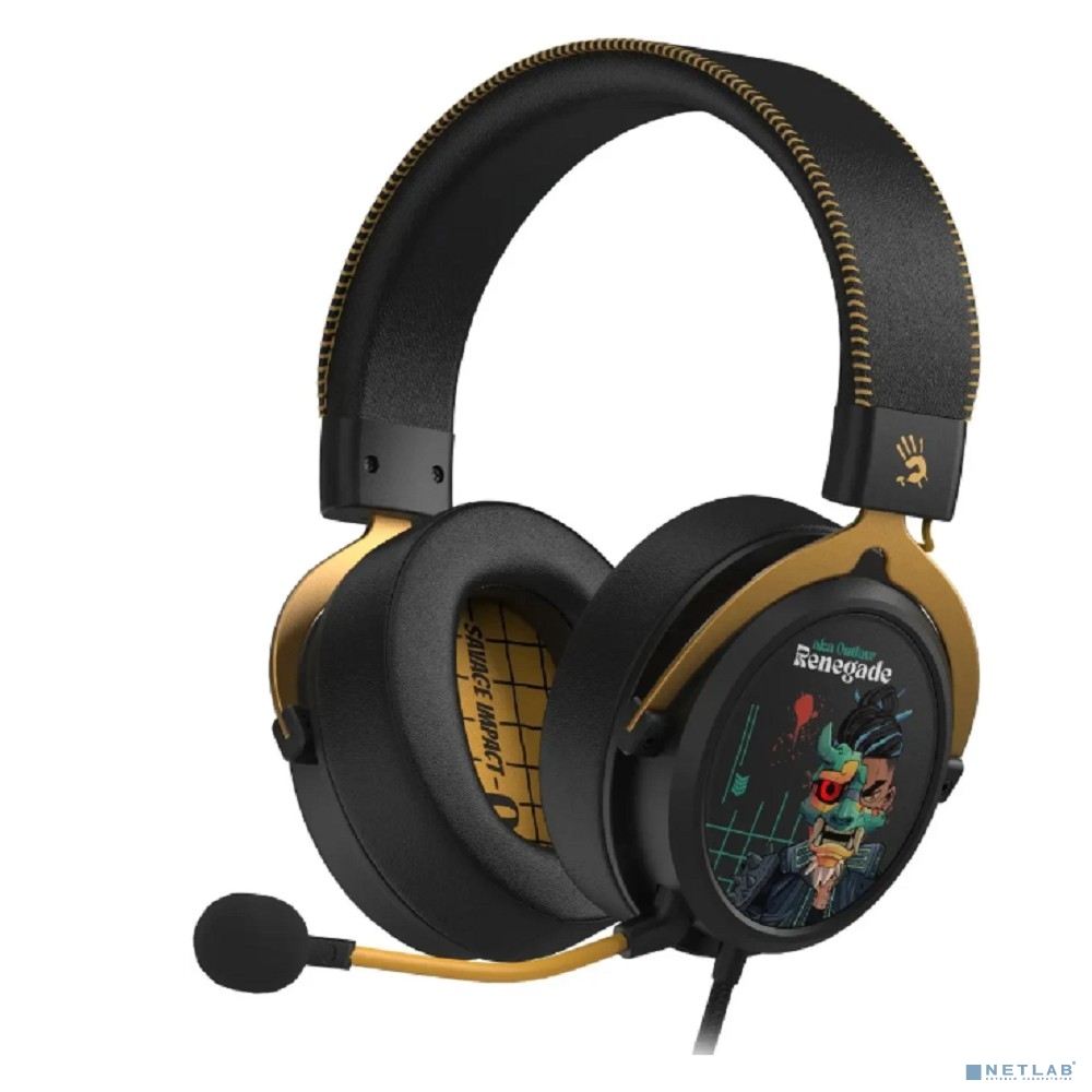 A4Tech Bloody M595 Renegade черный 2.3м мониторные USB (M595)