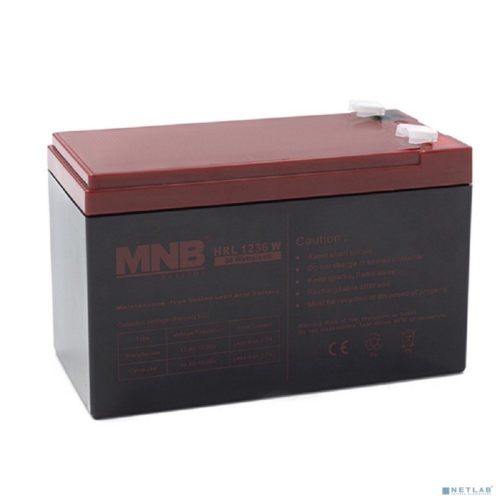 MNB Battery MNB HRL 1236 W (12V/10Ah) F2