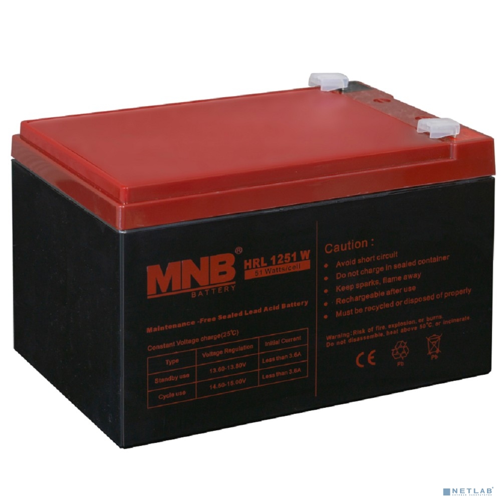 MNB Battery MNB HRL 1251 W (12V/10Ah) F2