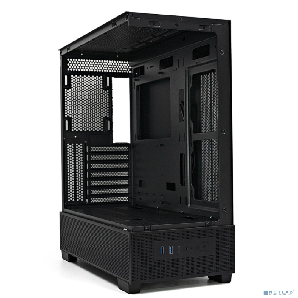 XASTRA Корпус Q500-0F Black ATX/Aquarium/Screewless/no fans/ Q500-0F