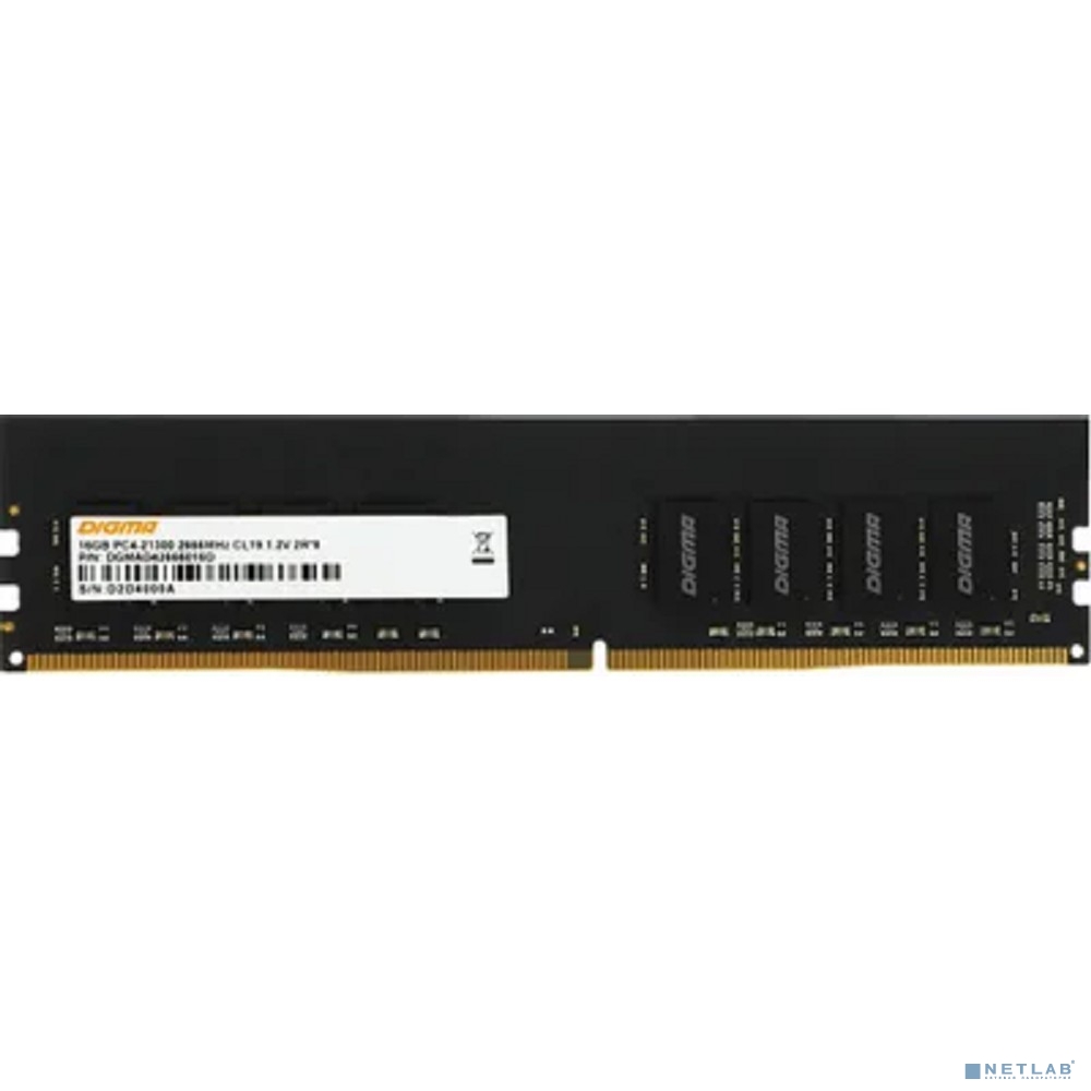 Digma DDR4 DIMM 16GB DGMAD42666016D PC4-21300, 2666MHz
