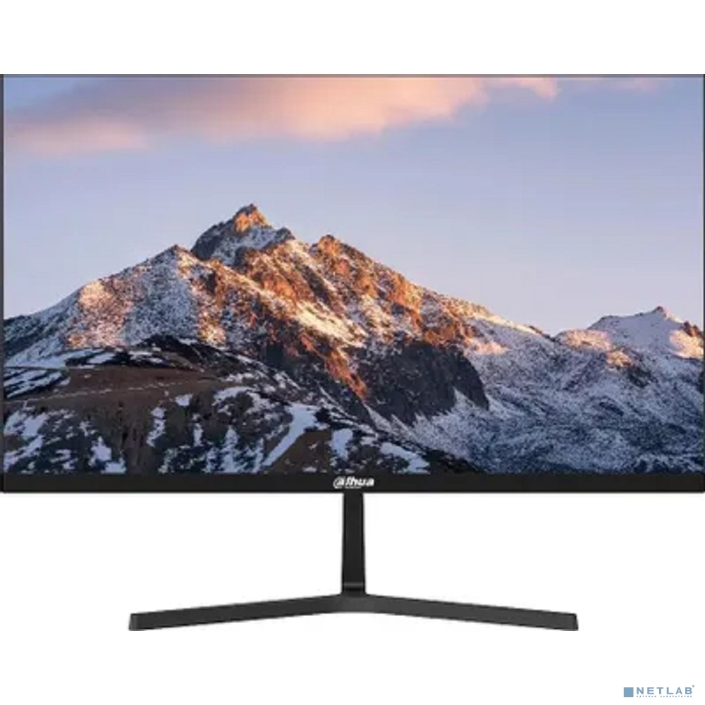 Dahua DHI-LM24-B221S 23.8"(16:9) FullHD монитор IPS. LED подсветка, 1920x1080, 250 кд/м2, 1500:1,178°/178°, 1 мс, 144Гц, Цвет: 16.7Млн (8 бит), VESA: 75x75 м. DPx1, HDMIx1, Аудио выход x1, Динамики