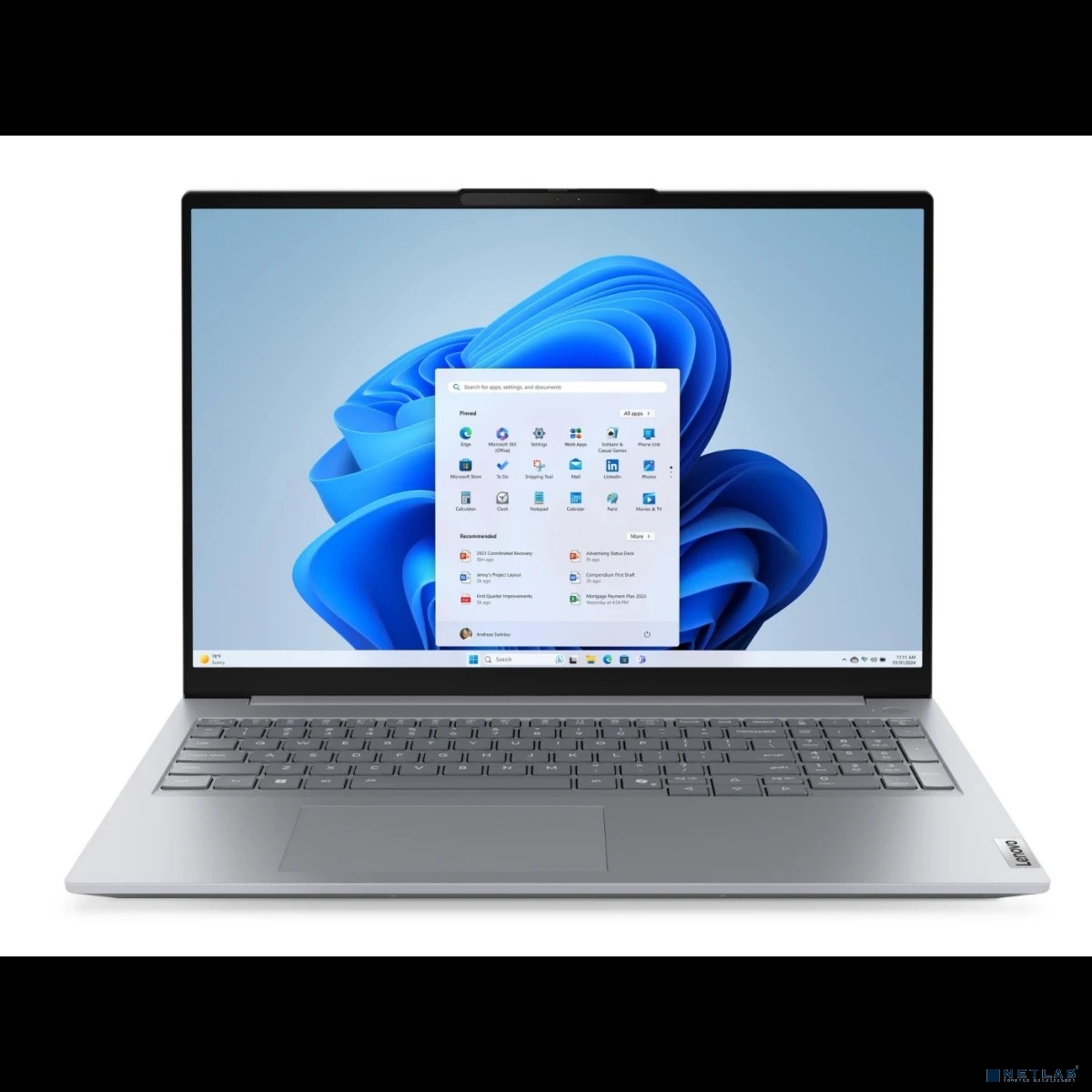 Lenovo ThinkBook 16 G8 IRL (КЛАВ.РУС.ГРАВ.) Grey 16"