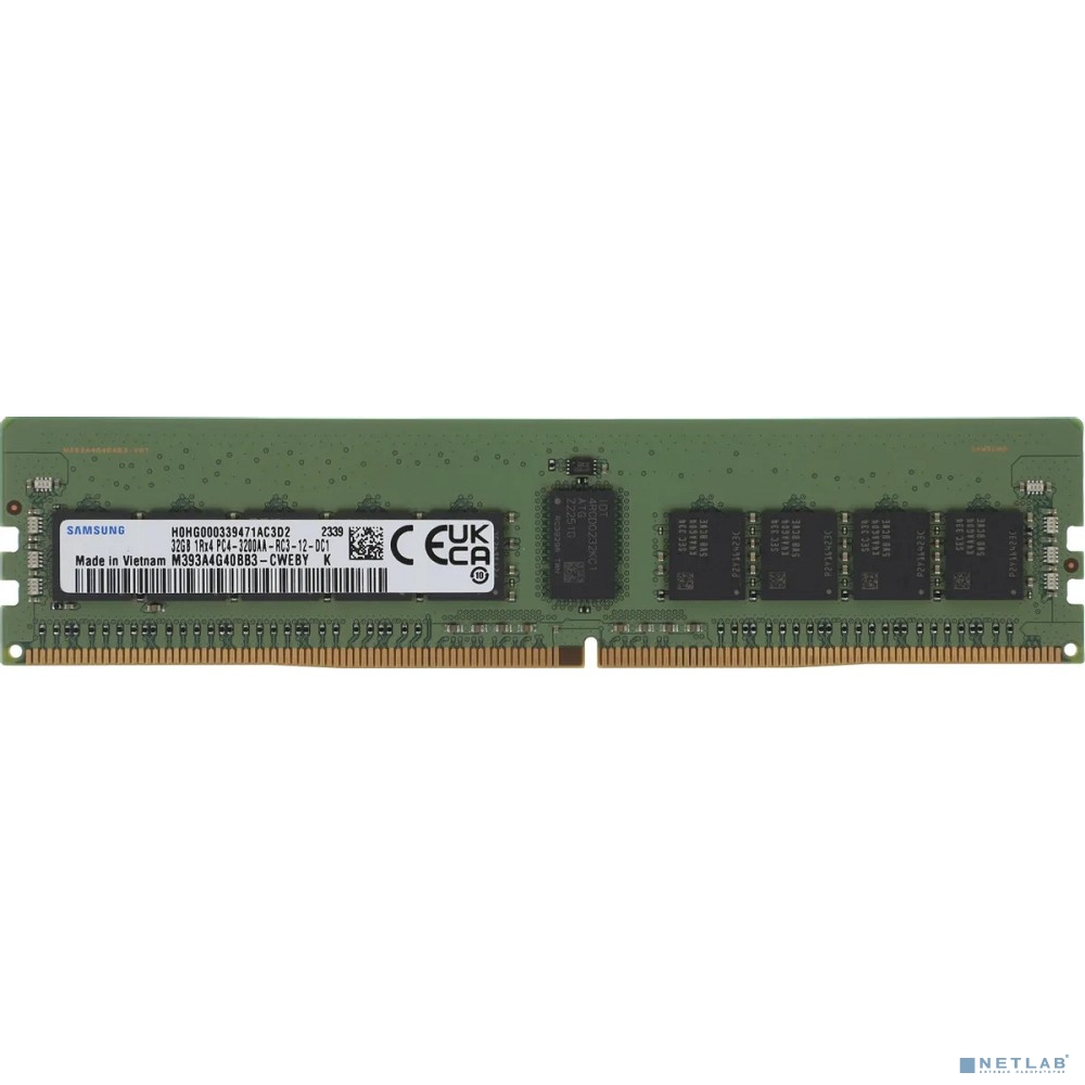 Память DDR4 Samsung M393A4G40BB3-CWE 32Gb DIMM ECC Reg PC4-25600 CL22 3200MHz