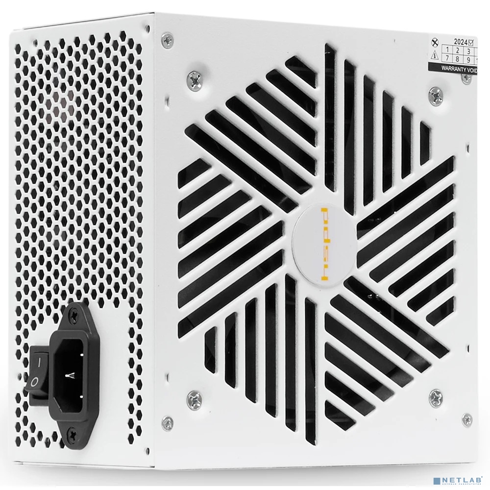 Power Supply HSPD, 850W 80+ Gold (ATX, 3.1, PCIe 5.1, Full modular, 1x24(20+4)pin mesh 550mm, 2xCPU 8(4+4)pin 700mm, 2xPCIe*2 8(6+2)pin 600+150mm, 1x12VHPWR PCIe 5.1 12+4pin 600W 600mm, 3xSATA*3 450+1