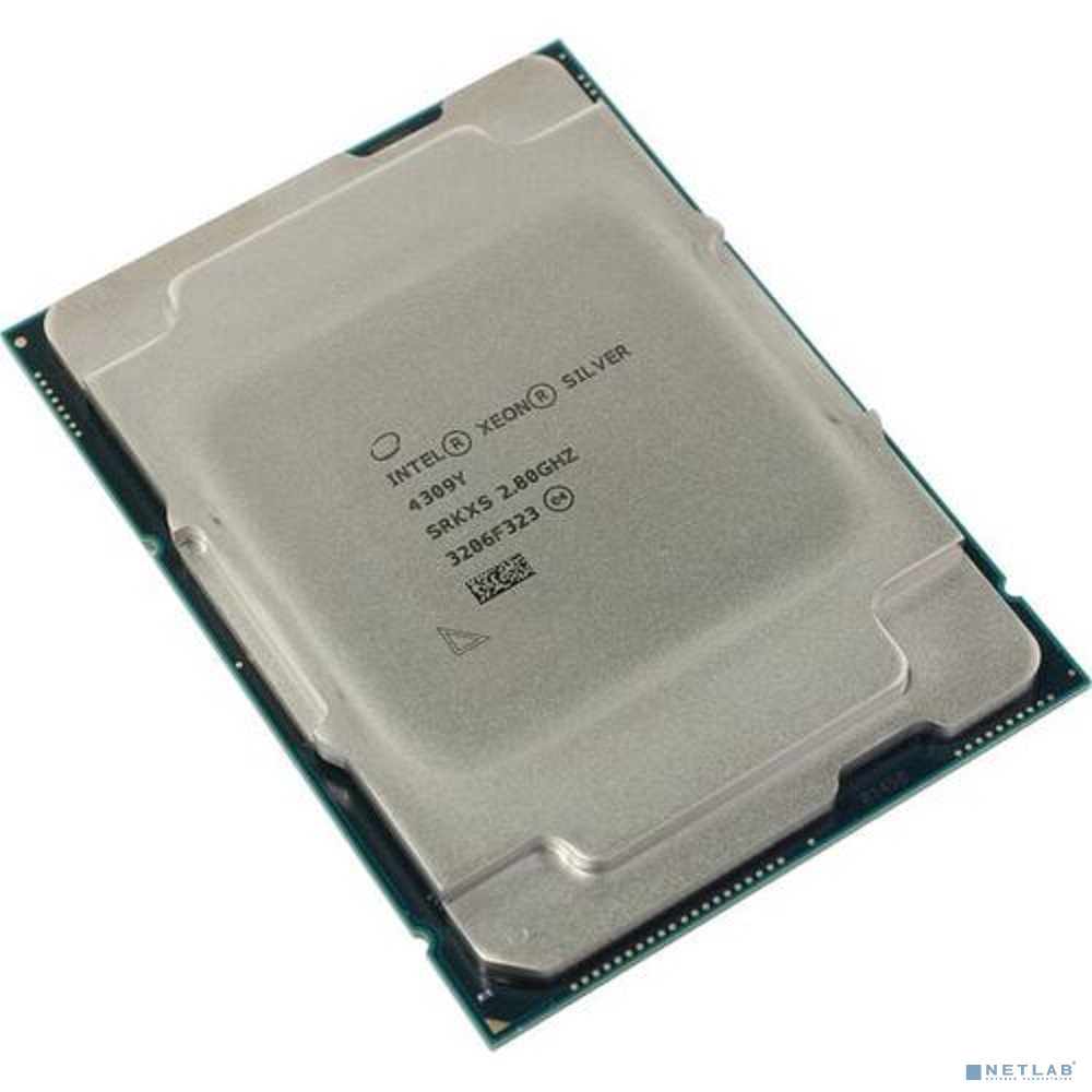 CPU Intel Xeon Silver 4309Y pull 8 Cores, 16 Threads, 2.8/3.6GHz, 12M, DDR4-2666, 6TB, 2S, 105W