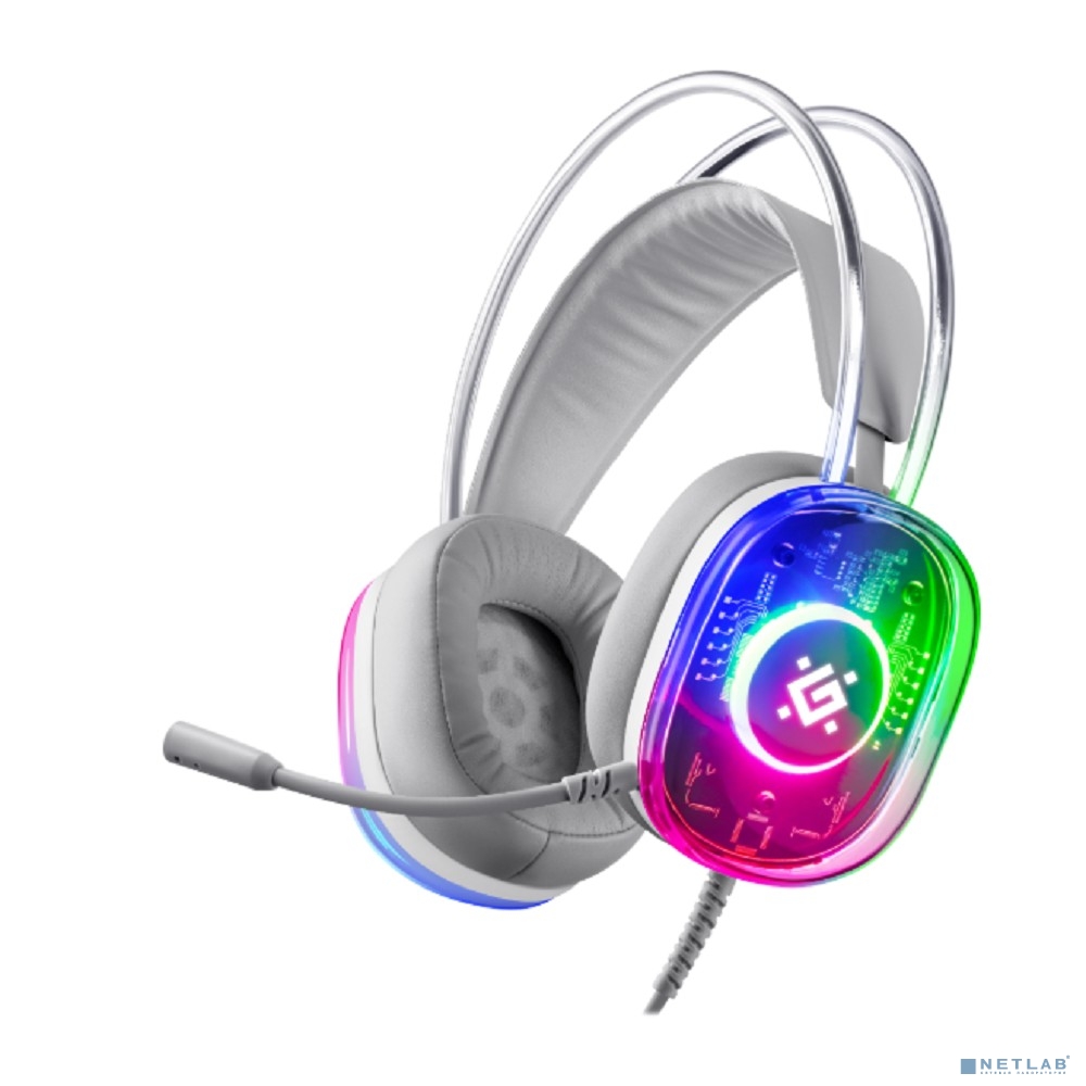 Defender Cyborg белый, 7.1, RGB, провод 2 м