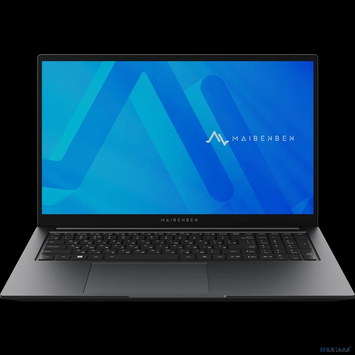 Maibenben B317B 17.3"(1920x1080 (матовый) IPS)/Intel Core i5 12450H(2Ghz)/16384Mb/512PCISSDGb/war 2y/Grey/W11Pro/ 500nits