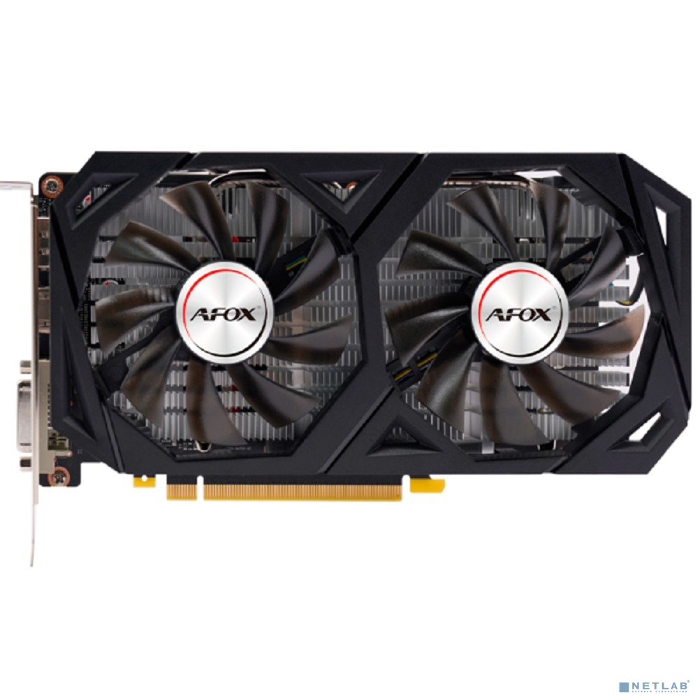 Видеокарта AFOX GTX1660TI 6Gb 192bit GDDR6 DP/DVI/HDMI ATX Dual Fan (AF1660TI-6144D6H7-V4) RTL