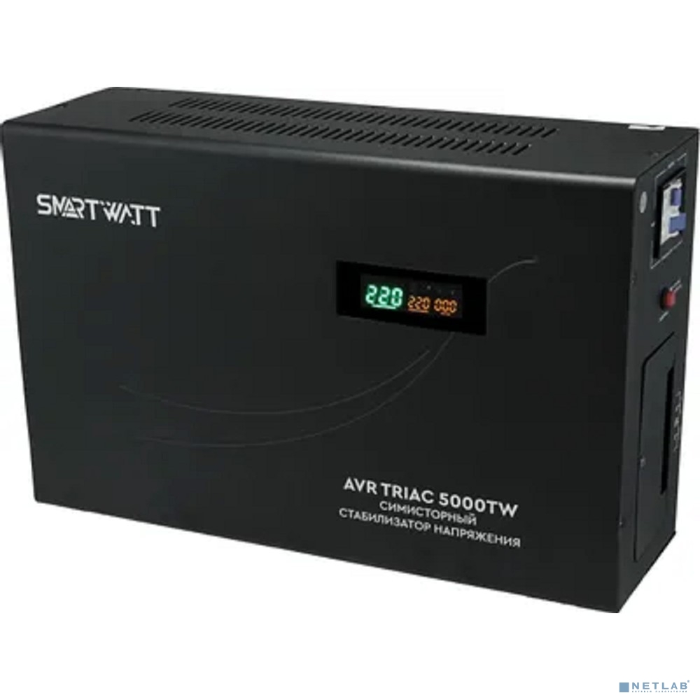 Стабилизатор напряжения симисторный SmartWatt AVR TRIAC 5000TW 4512020380002