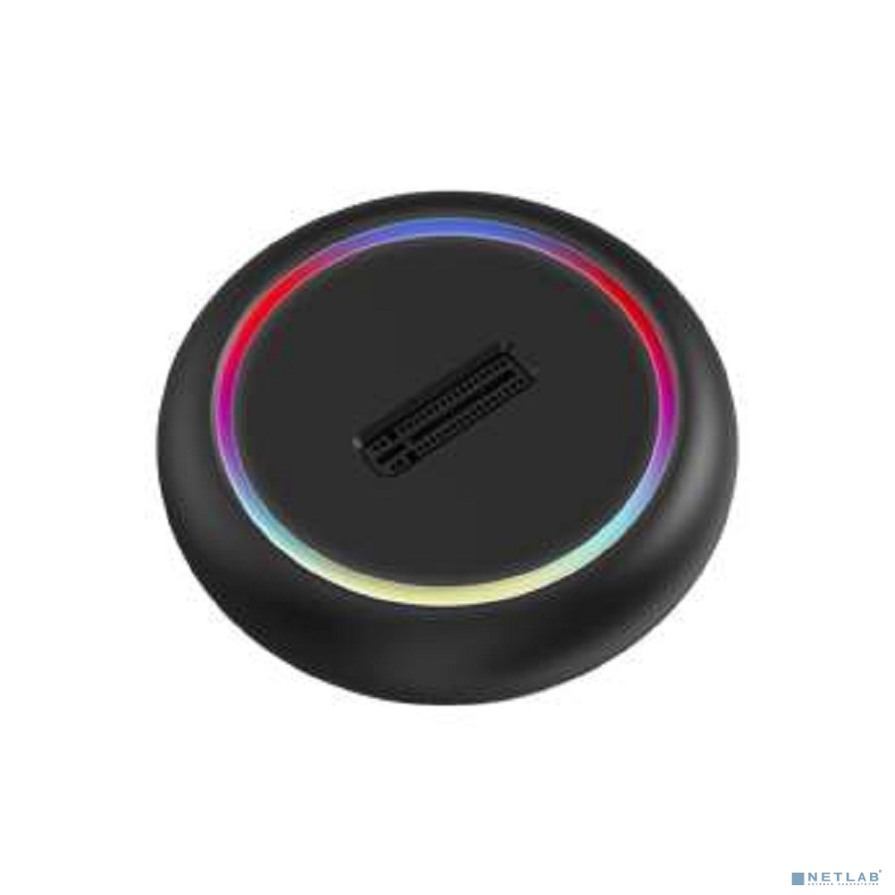 ORIENT UHD-524LED, USB 3.2 Gen2 (USB 3.1) док-станция для SSD M.2 M-key NVMe (JMS581DL, поддержка UASP,TRIM), скорость до 10 GB/s, два кабеля подключения USB Type-A + Type-C, подсветка корпуса (33405)