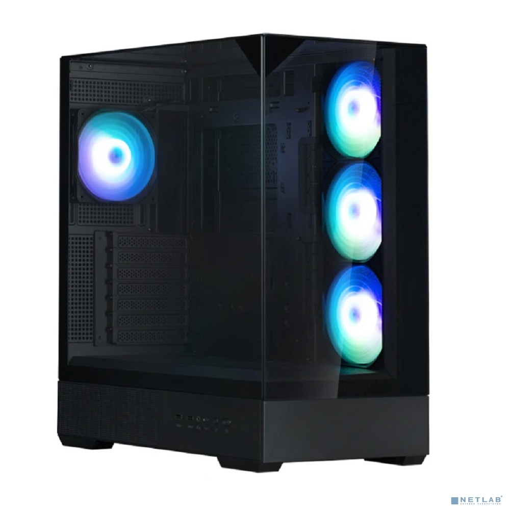 Корпус для ПК Zalman P40 Prism Plus Black ATX Mid Tower PC Case, 120mm ARGB Fanx4