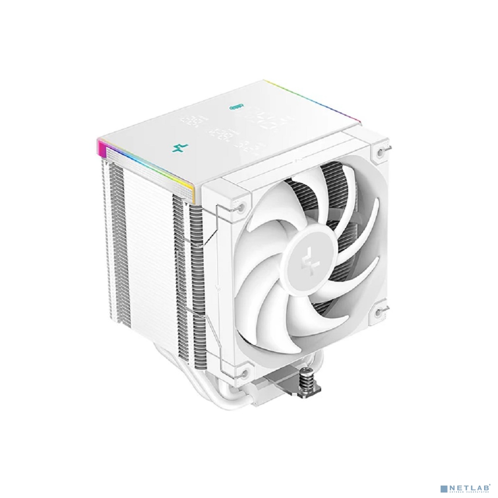 Устройство охлаждения(кулер) Deepcool AK500 Digital Pro Soc-AM5/AM4/1200/1700/1851 белый 4-pin 25dB Al+Cu LCD 240W 1346gr Ret (R-AK500-WHAPMN-G)