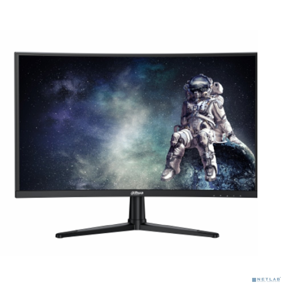 Dahua DHI-LM27-E240C 27"(16:9) изогнутый FullHD монитор VA. E-LED 1920x1080, 350 кд/м2, 4000:1, 178°/178°, 1 мс, 240Гц, 1500R, VESA: 100x100 м. HDMIx1, DPx1, Аудио выход