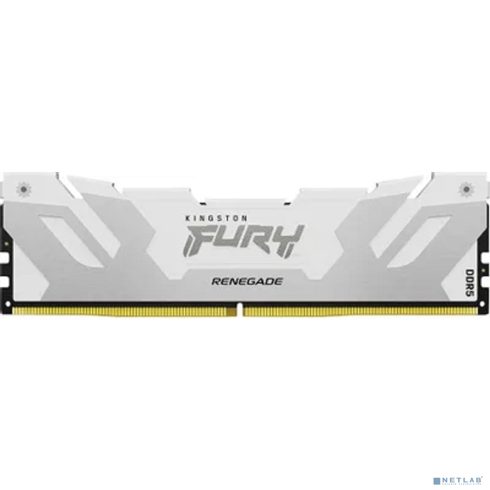 Память оперативная/ Kingston 32GB 6400MT/s DDR5 CL32 DIMM FURY Renegade White XMP