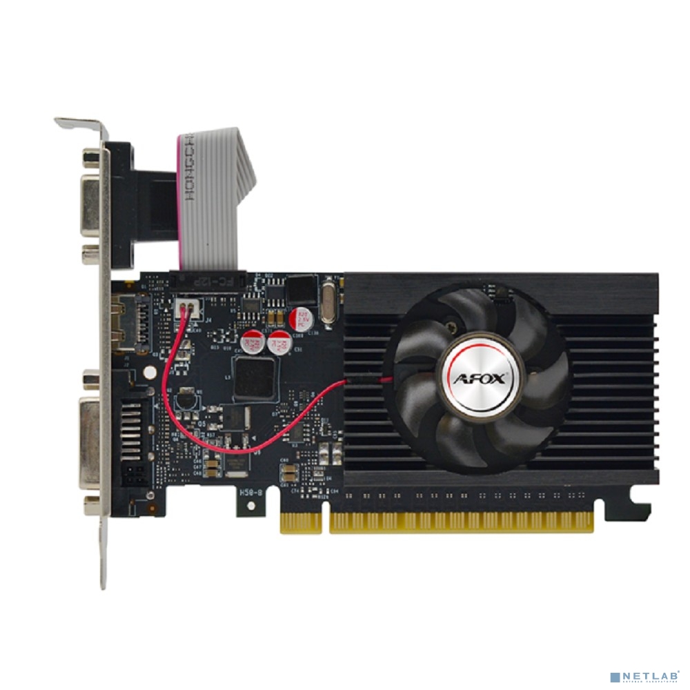 Видеокарта AFOX GT710 4GB 64bit DDR3 VGA/DVI/HDMI LP 1FAN (AF710-4096D3L5-V3) RTL