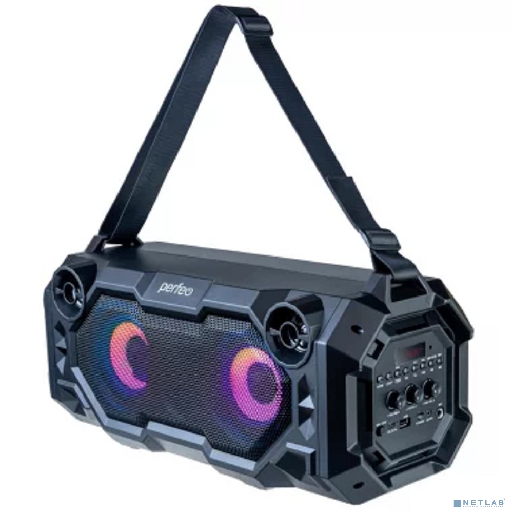 Perfeo ПАС ”BEAR” 36W EQ, MP3 USB-microSD, AUX, FM, JACK, TWS черная + бп микрофон