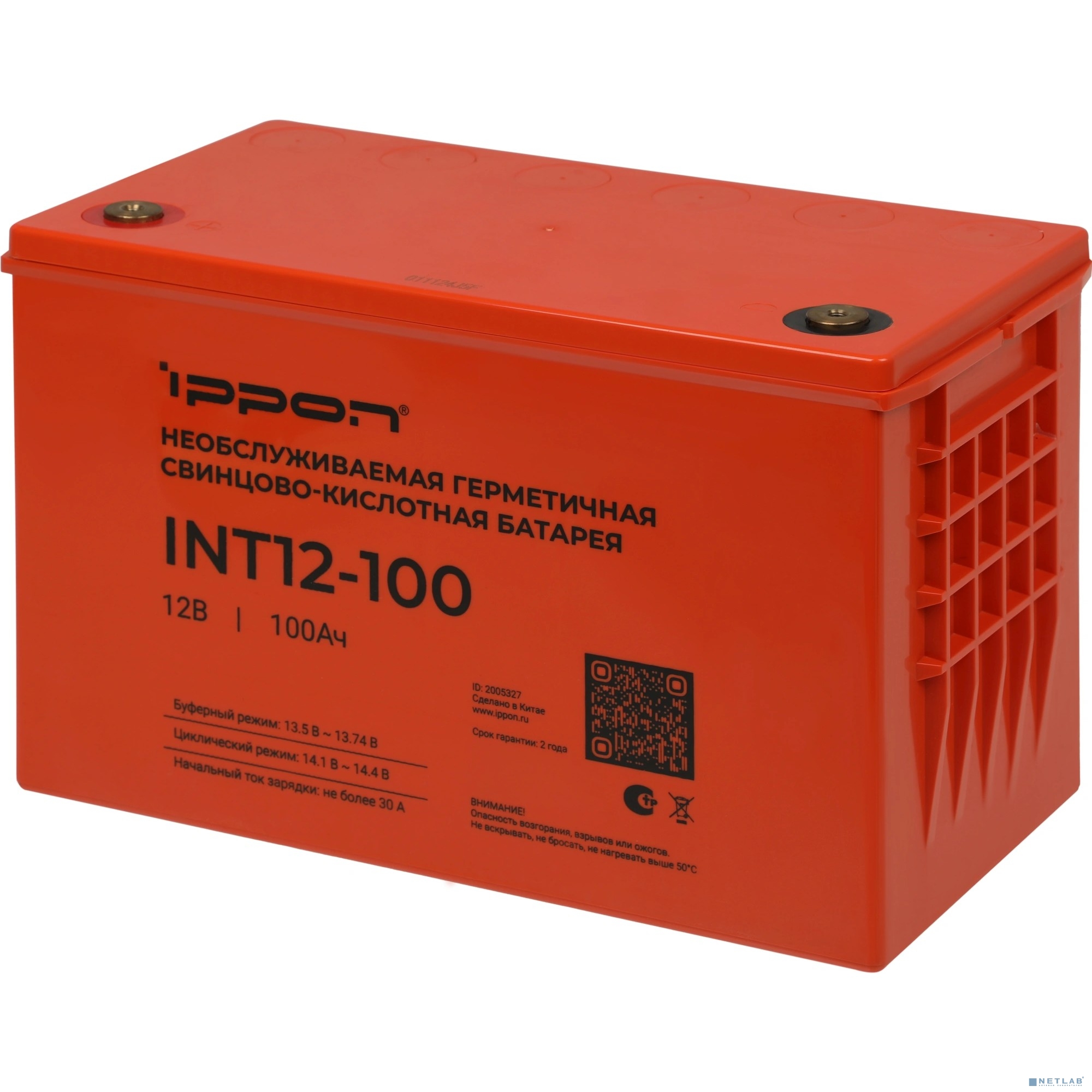 Ippon Батарея INT12-100 12В 100Ач