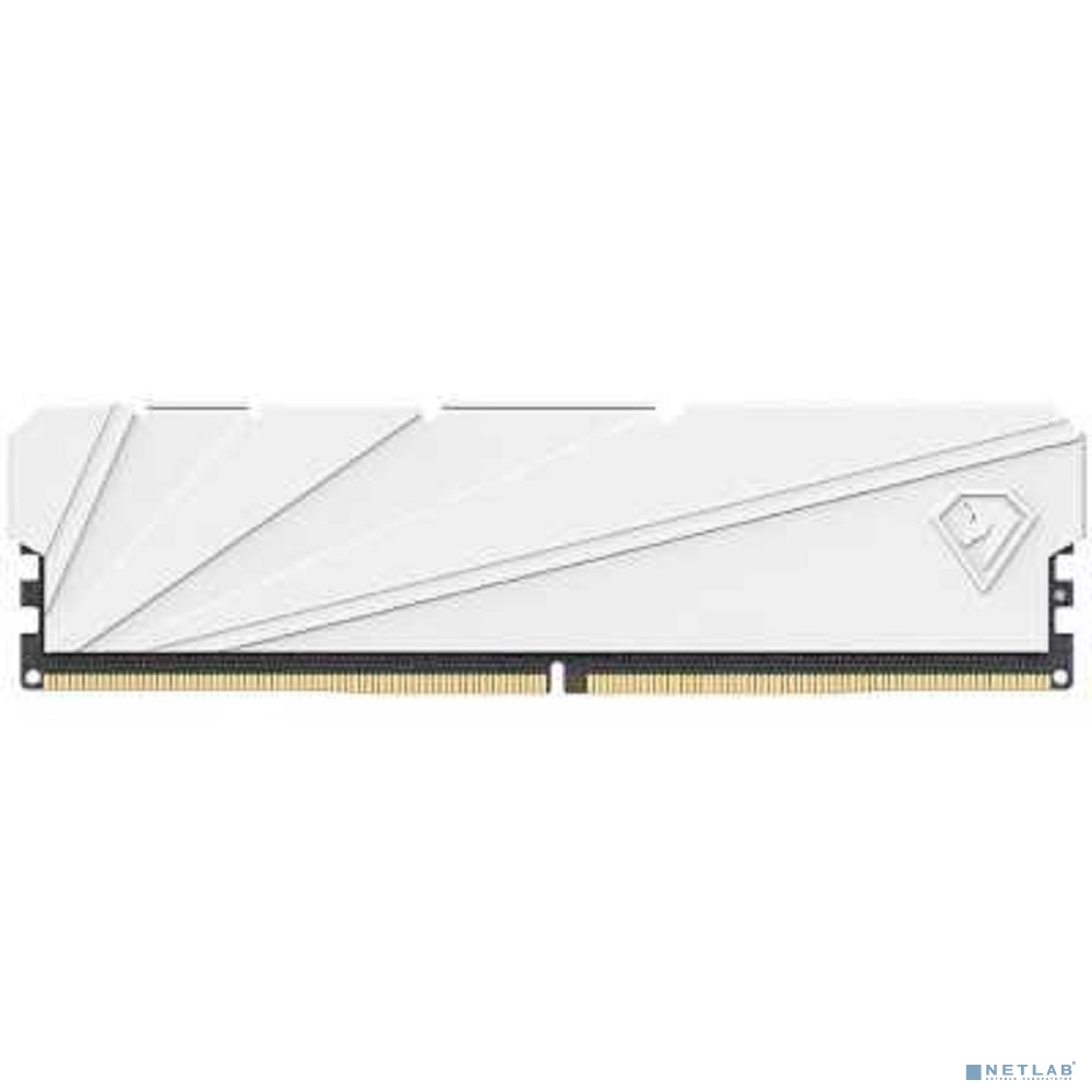 Модуль памяти DDR4 Netac Shadow II 16GB 3200MHz CL16 1.35V / NTSSD4P32SP-16W / White / with radiator