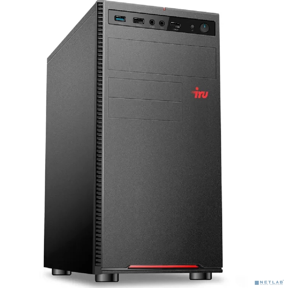 IRU Planio 310H6SEV MT i3 12100 (3.3) 8Gb SSD256Gb UHDG 730 FreeDOS GbitEth 400W черный (RUS) (2112567)