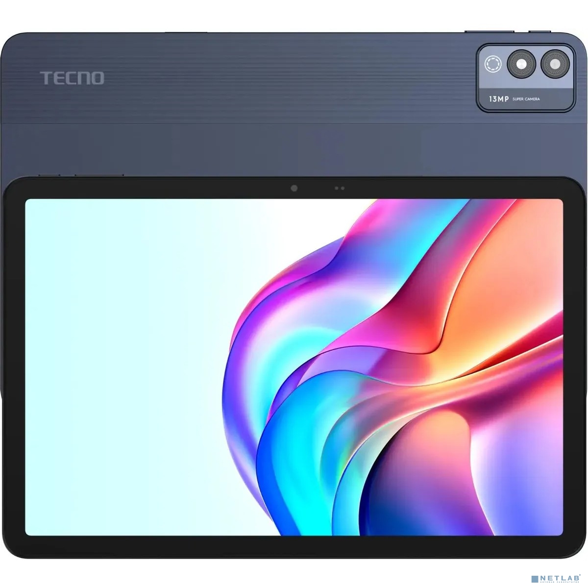 Tecno MegaPad 11 T1101 G99 (2.2) 8C RAM8Gb ROM128Gb 10.95" IPS 1920x1200 4G Android 14 серый 13Mpix 8Mpix BT WiFi microSD 1Tb 8000mAh 137hr 71hrs