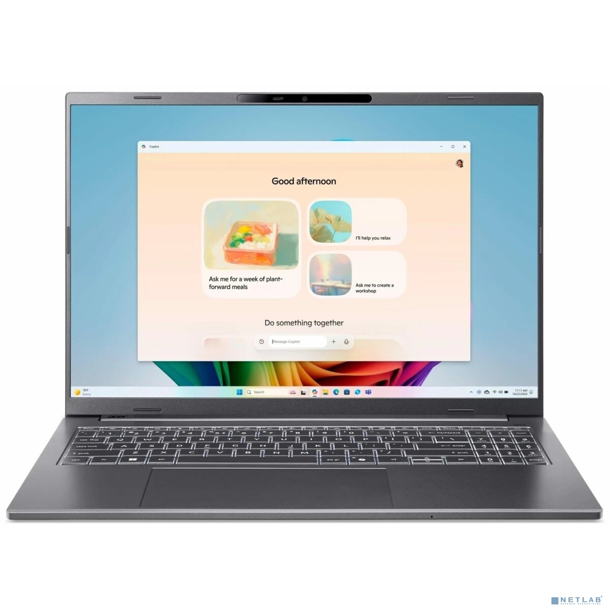 Acer Aspire 16 AI A16-61M-R4BE Grey 16"