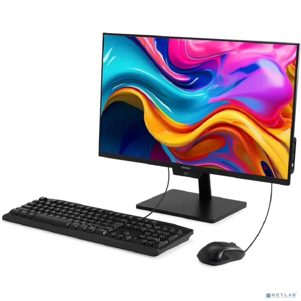 AIO Digma Action 23.8" Full HD N95/8Gb/SSD256Gb UHDG/CR/W11Pro/kb/m/black
