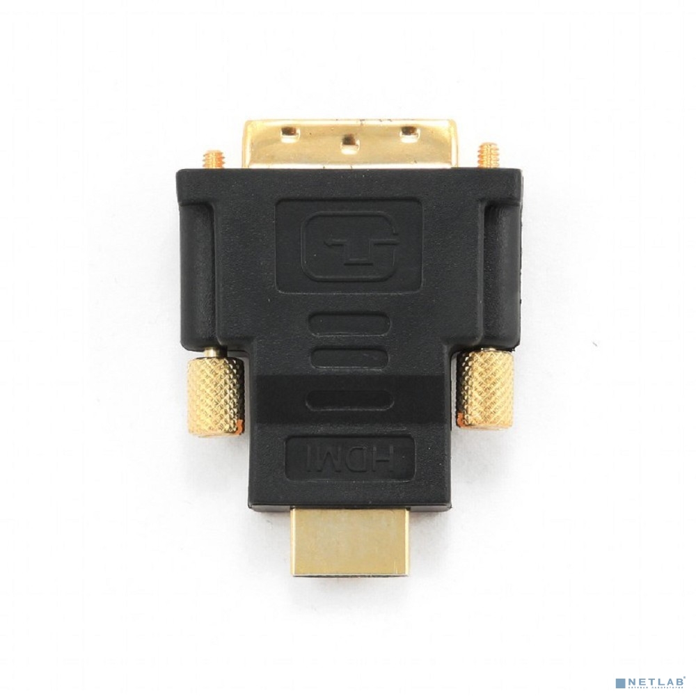 Gembird Переходник HDMI-DVI 19M/19M(папа-папа), золотые разъемы