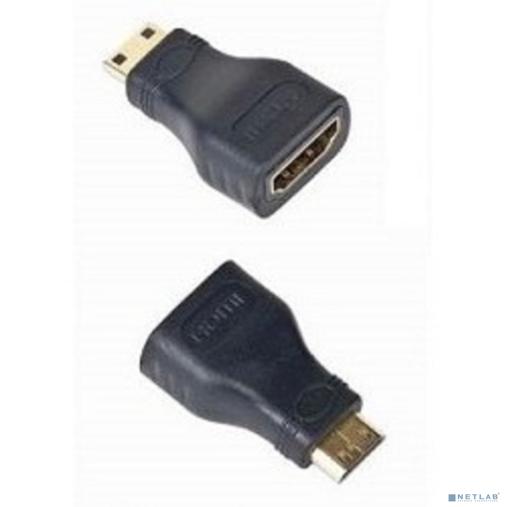Gembird Переходник HDMI-miniHDMI 19F/19M, золотые разъемы, пакет