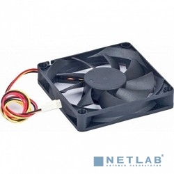 Gembird Вентилятор 60x60x25, втулка, 3pin, провод 25см