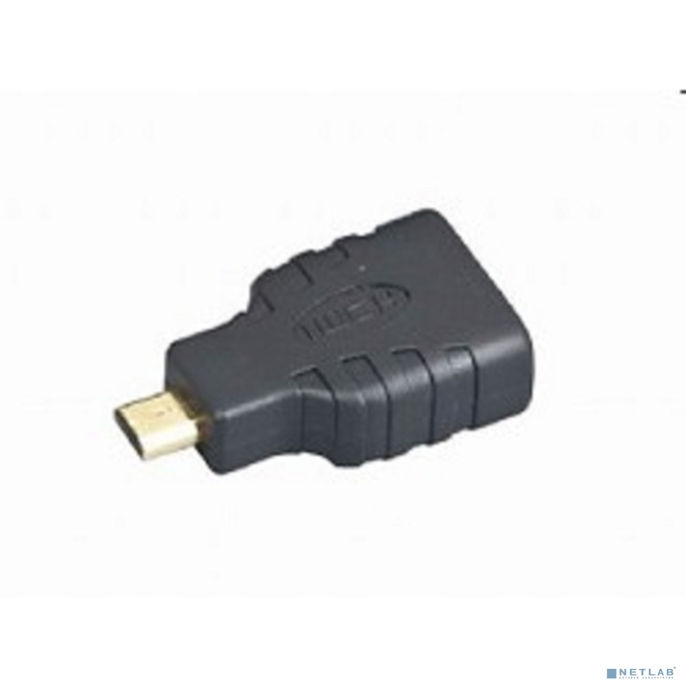 Gembird Переходник HDMI-microHDMI 19F/19M, золотые разъемы, пакет