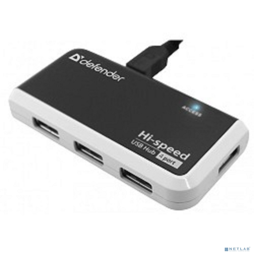 DEFENDER USB QUADRO INFIX USB 2.0, 4 порта,