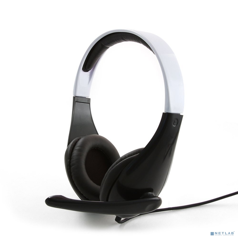 Gembird MHS-901 Гарнитура стерео ,черный\белый